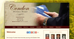 Desktop Screenshot of condonfuneralhome.com